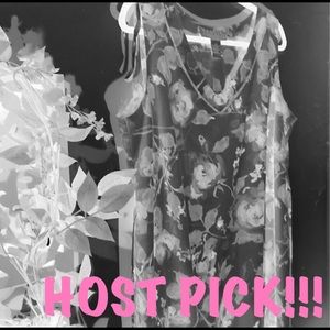 BEAUTIFUL SHEER FLORAL MAGGIE MENAUGHTON